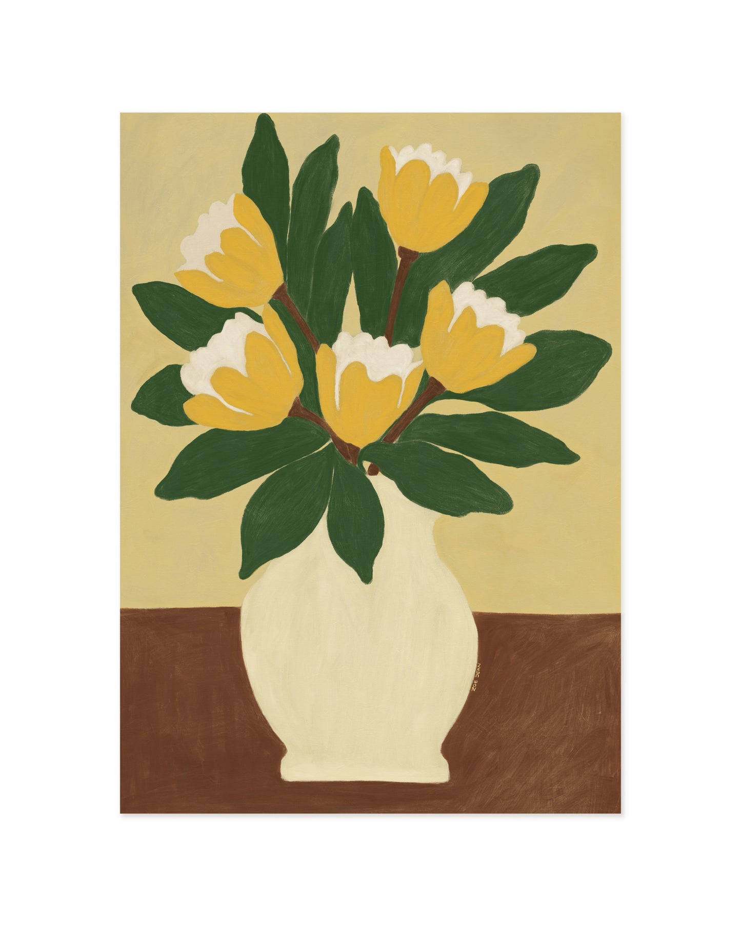 Yellow Tulips Printable Wall Art | Digital Download printable wall art by Paperhus