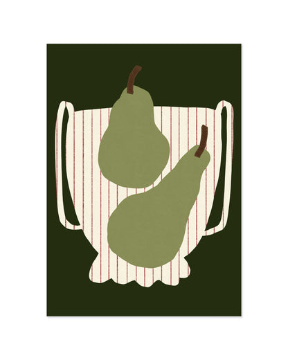 Apple & Pear. Set Of 2-printable wall art by Paperhus