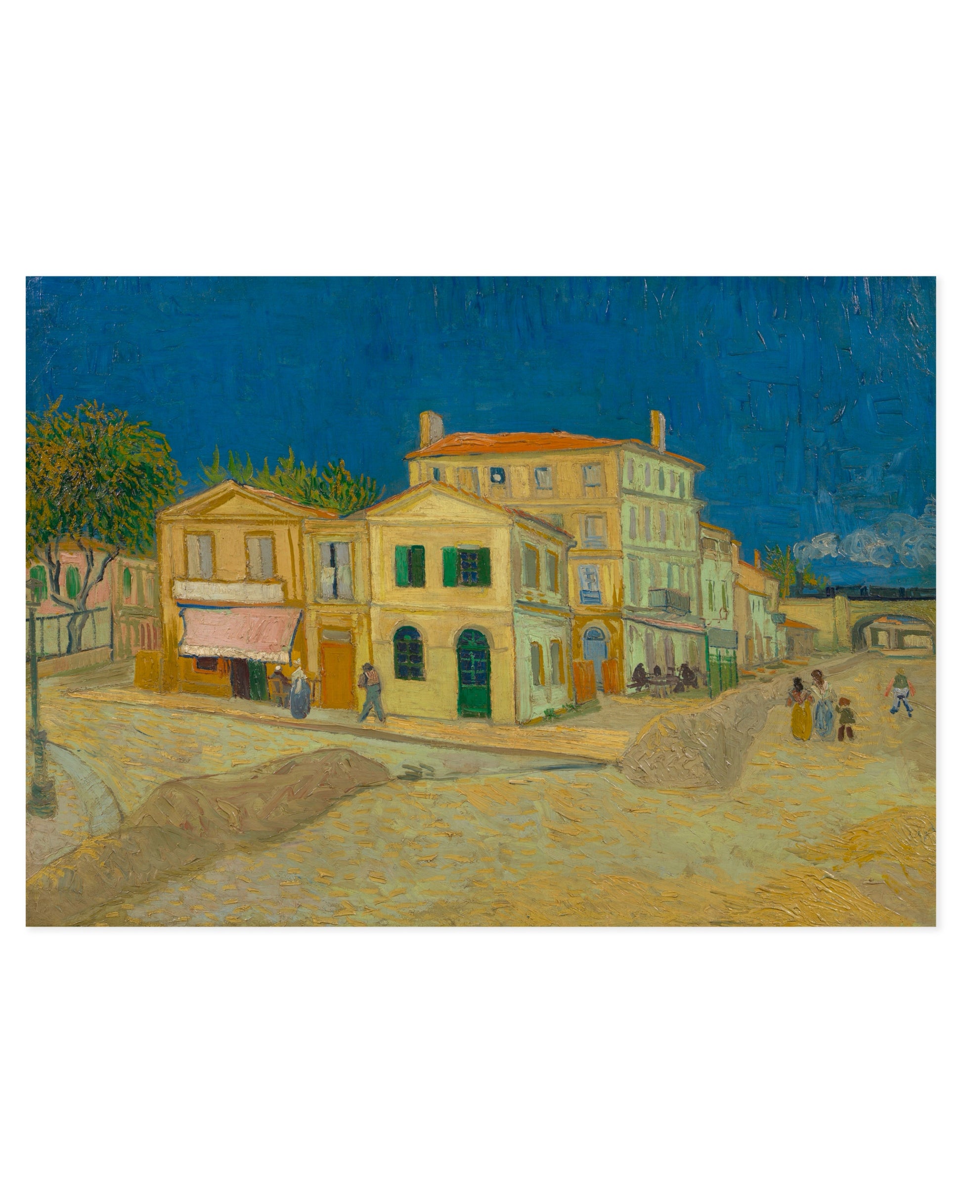 Van Gogh. The Yellow House printable wall art by Paperhus