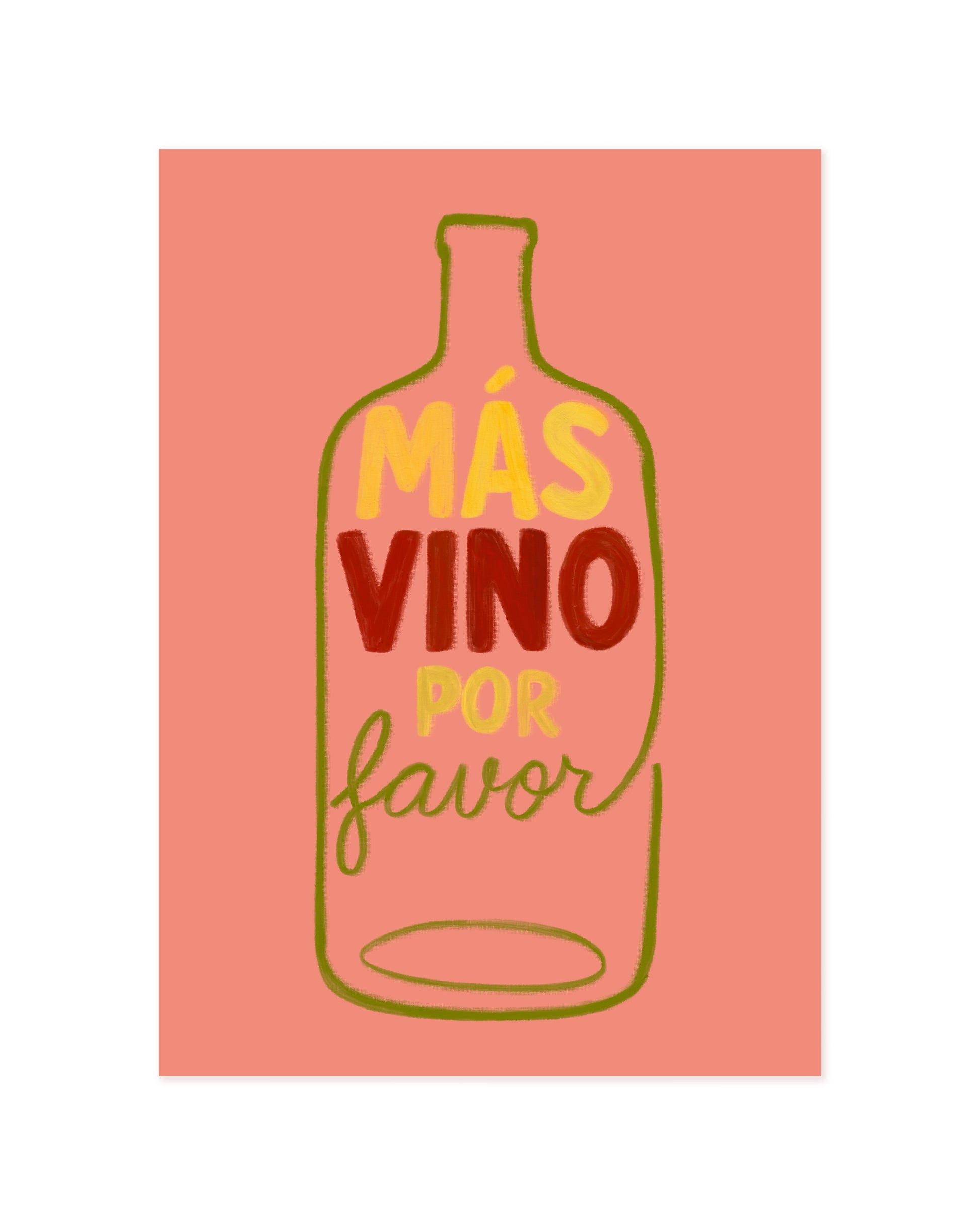 Vino Illustration Printable Wall Art | Digital Download printable wall art by Paperhus