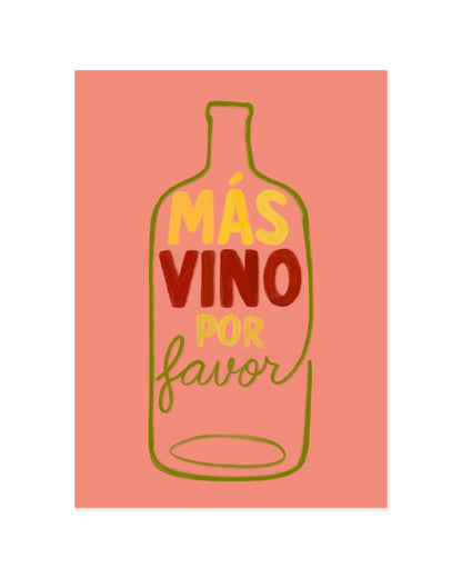 Vino Illustration Printable Wall Art | Digital Download printable wall art by Paperhus
