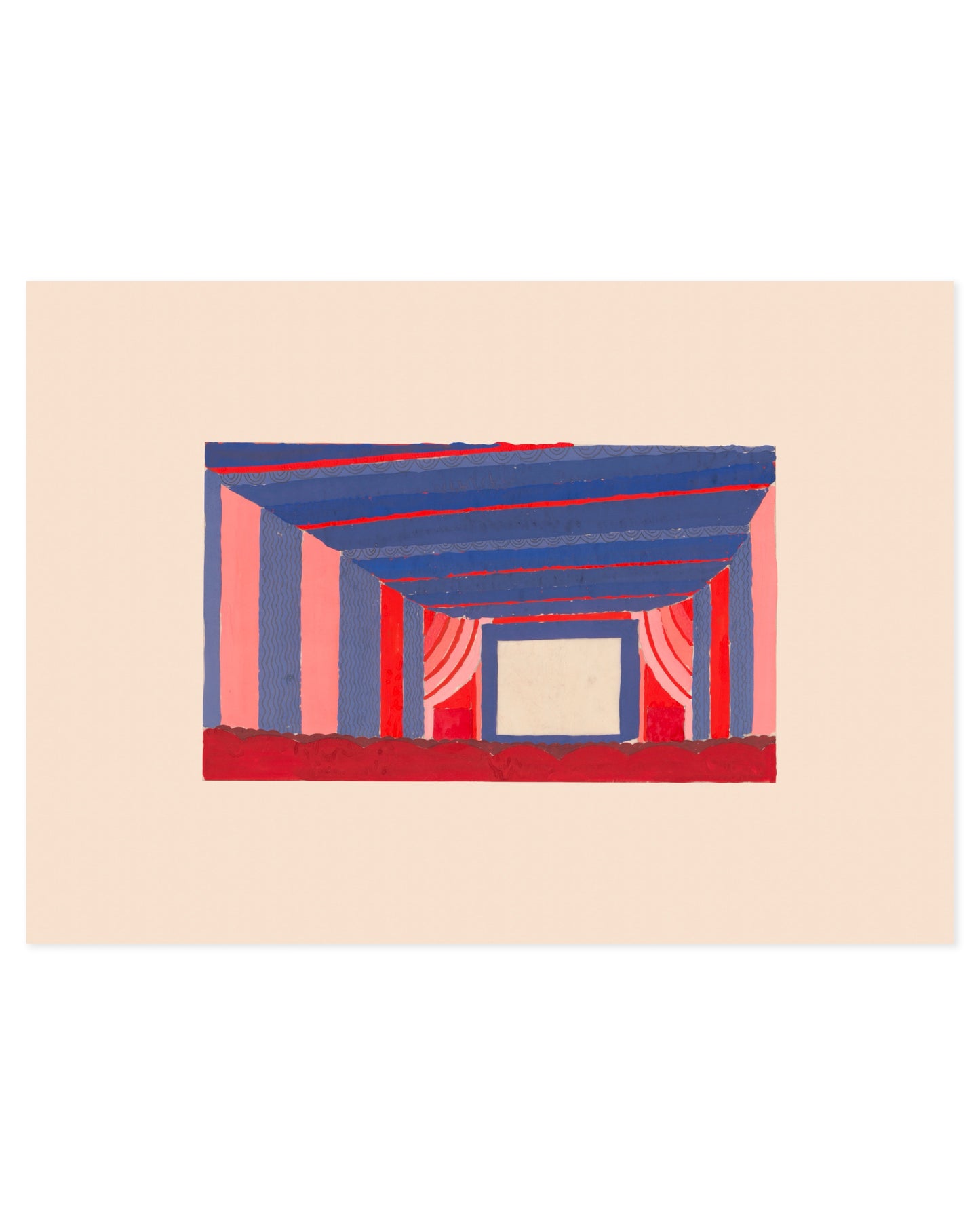 Retro Theatre Printable Wall Art | Digital Download printable wall art by Paperhus