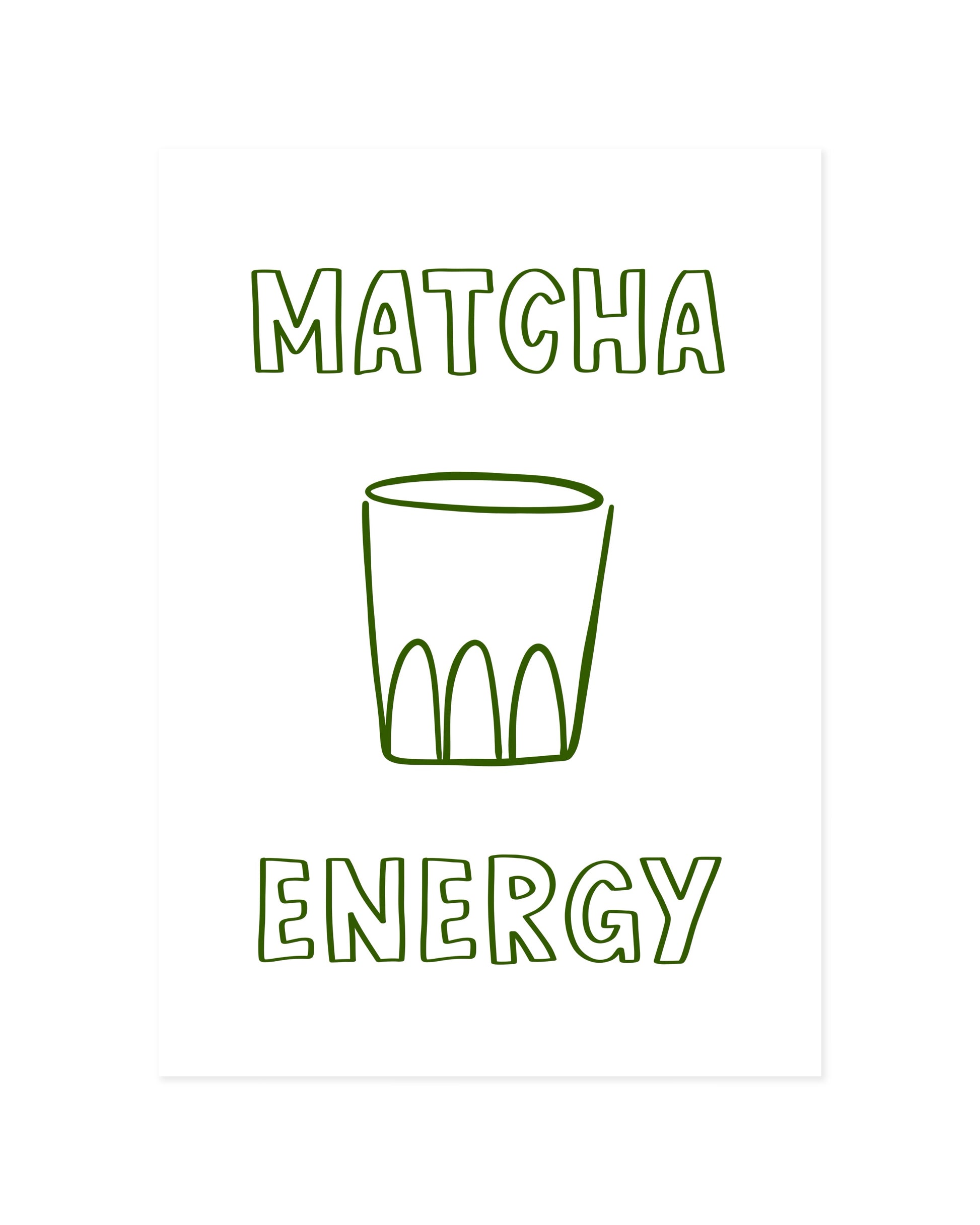 Matcha Illustration Printable Wall Art | Digital Download printable wall art by Paperhus