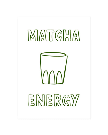 Matcha Illustration Printable Wall Art | Digital Download printable wall art by Paperhus