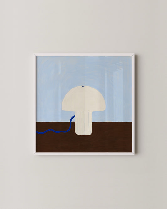 Mushroom Lamp Print