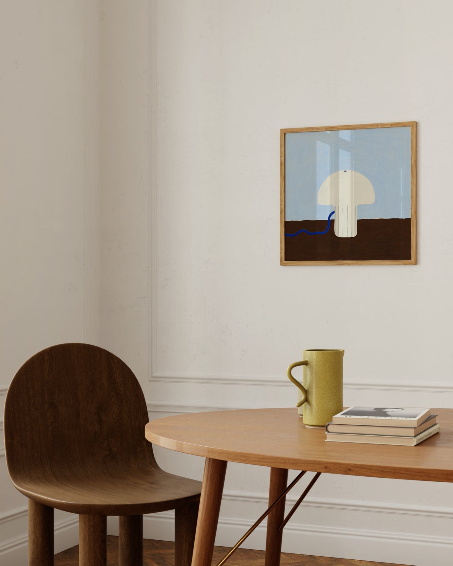 Mushroom Lamp Print