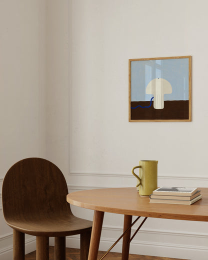 Mushroom Lamp Print