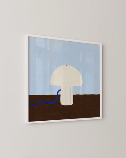 Mushroom Lamp Print