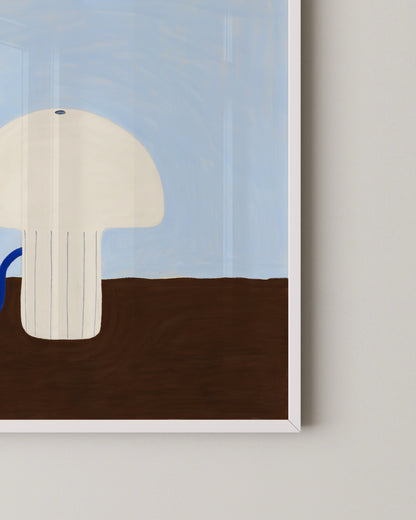 Mushroom Lamp Print