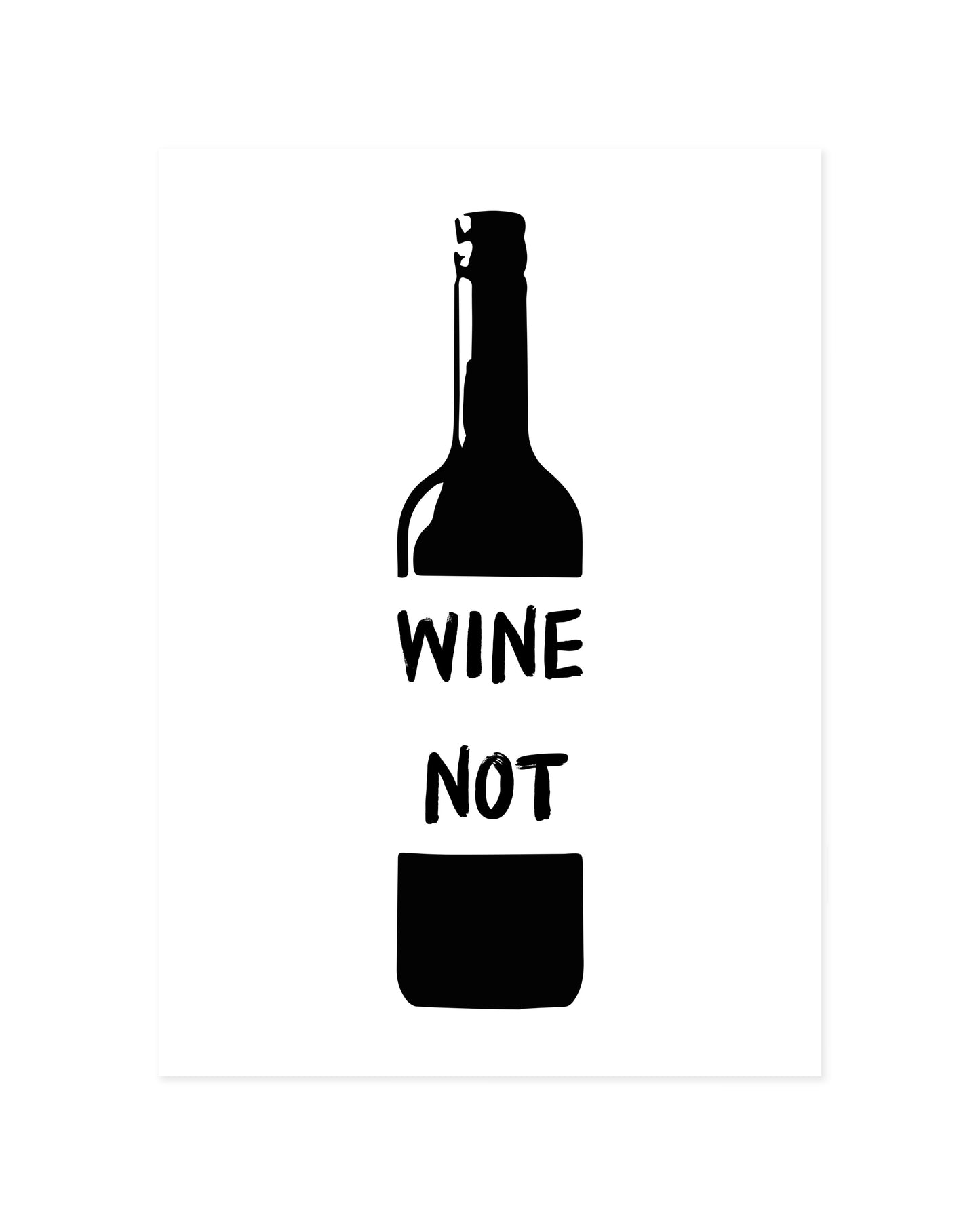 Wine Illustration Printable Wall Art | Digital Download printable wall art by Paperhus