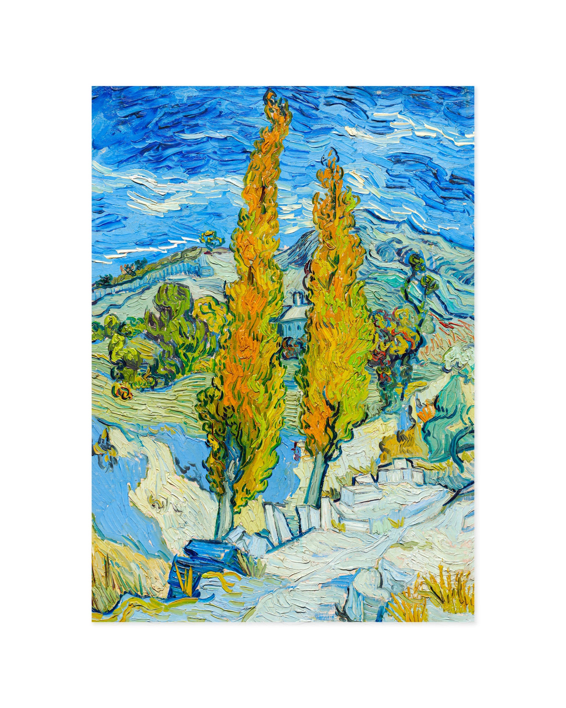 Van Gogh. Road With Cypress printable wall art by Paperhus