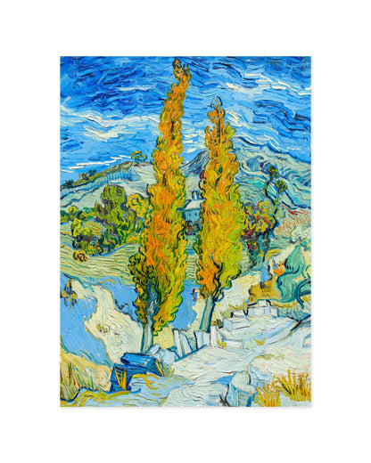 Van Gogh. Road With Cypress printable wall art by Paperhus