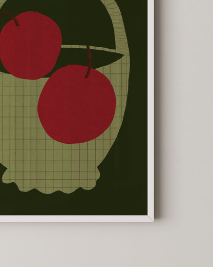 Apple Basket Print