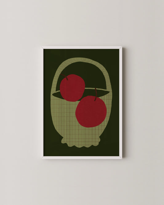 Apple Basket Print