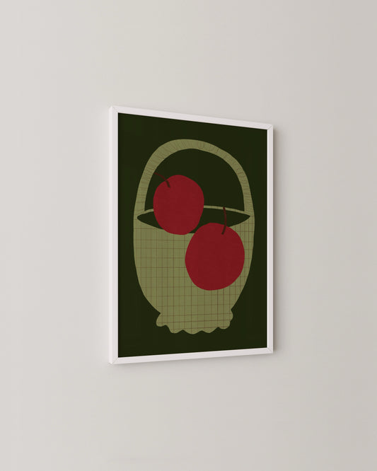 Apple Basket Print