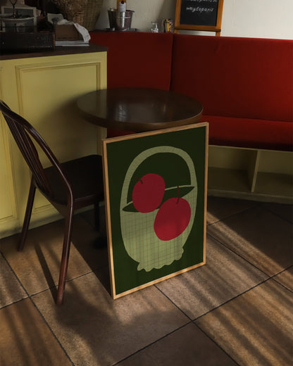 Apple Basket Print