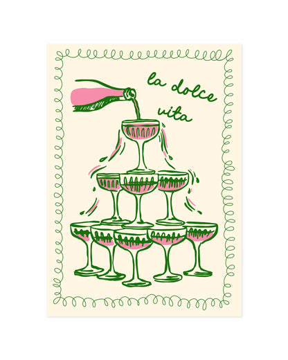 La Dolce Vita Printable Wall Art | Digital Download printable wall art by Paperhus