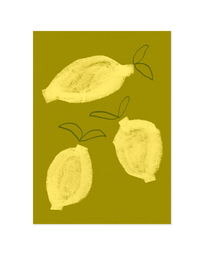 Lemon Illustration Printable Wall Art | Digital Download printable wall art by Paperhus