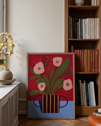 Botanical Vase printable wall art by Paperhus