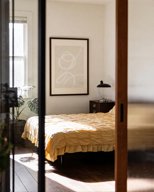Line & Loop. Soft Whirl-printable wall art by Paperhus