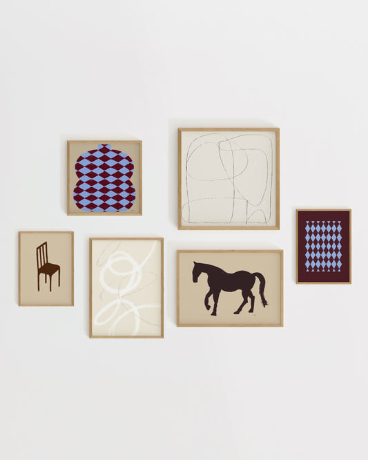 Gallery Wall Art Set Of 6-printable wall art by Paperhus