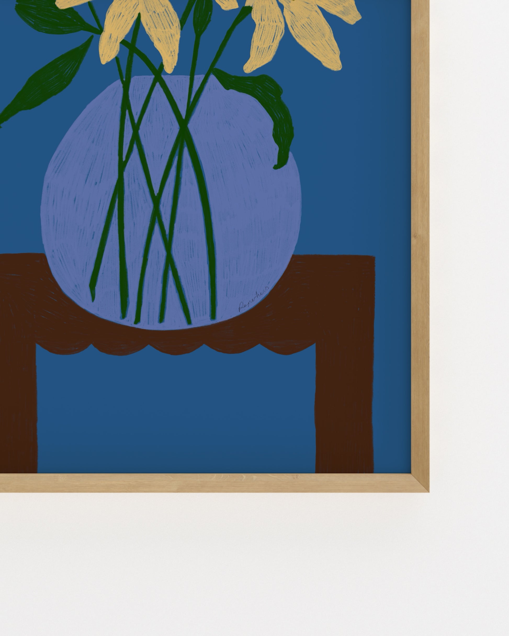 The Dining Room. Lillies In A Bowl-printable wall art by Paperhus