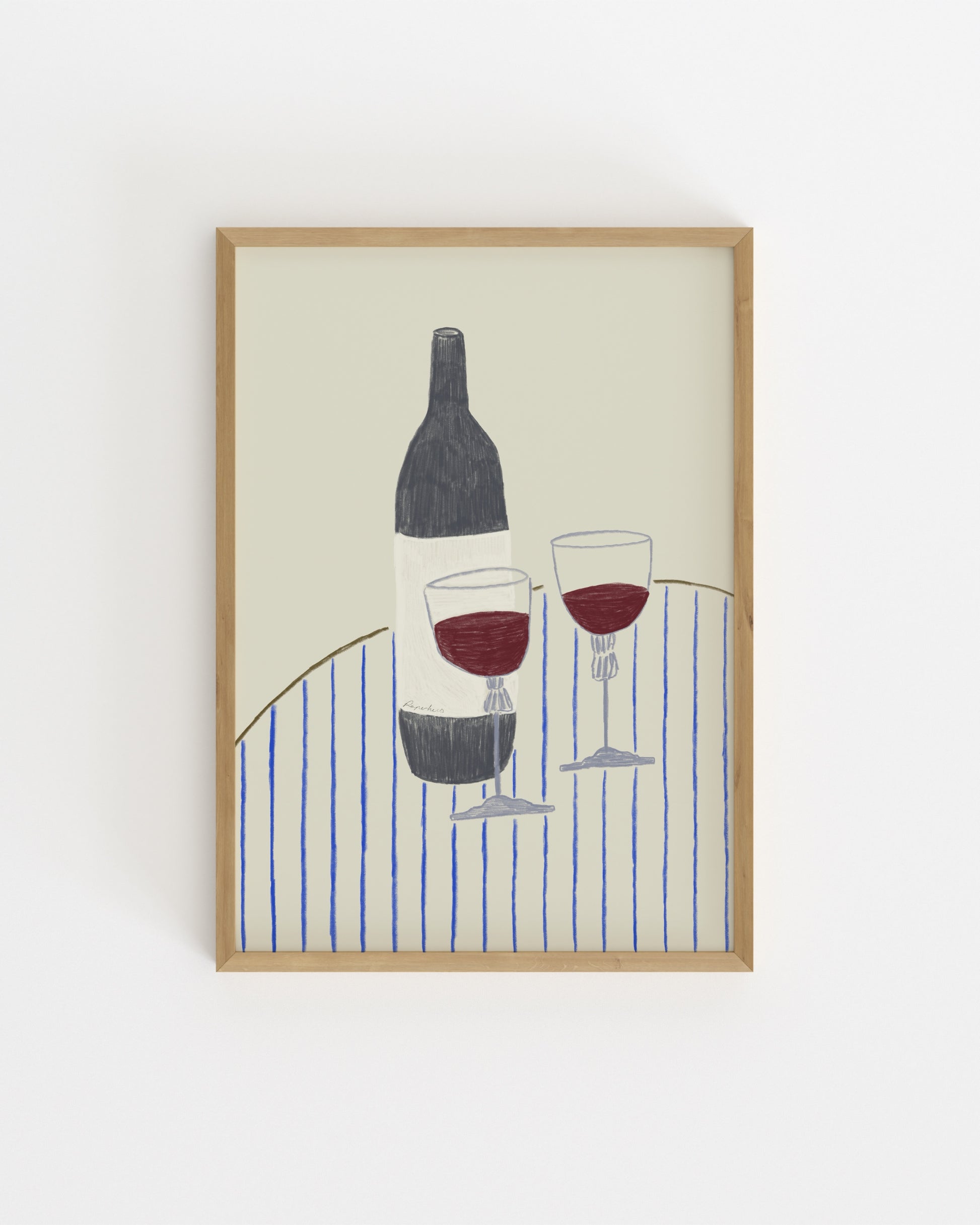 The Dining Room. Wine For Two-printable wall art by Paperhus