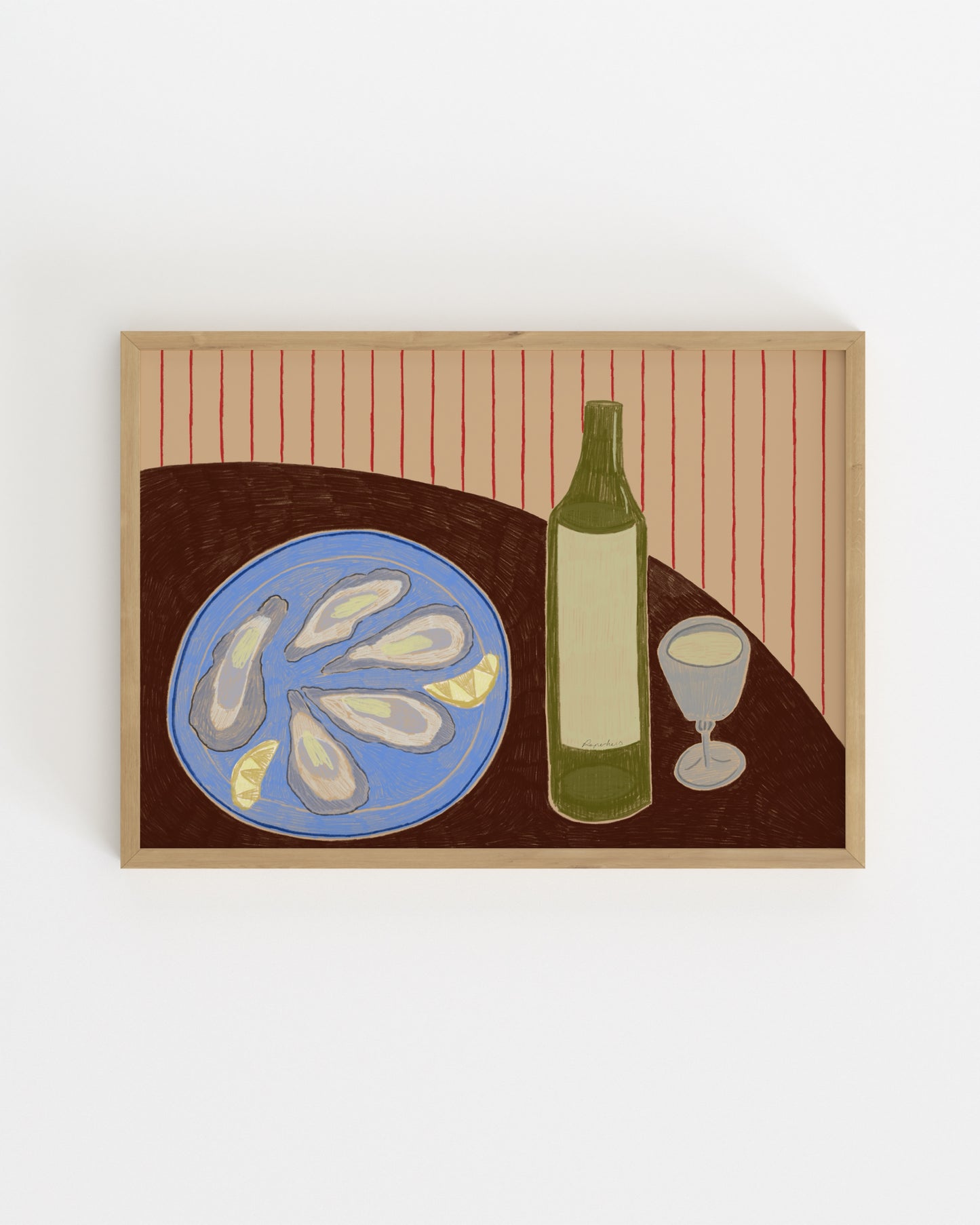 The Dining Room. Mediterranean Kitchen-printable wall art by Paperhus
