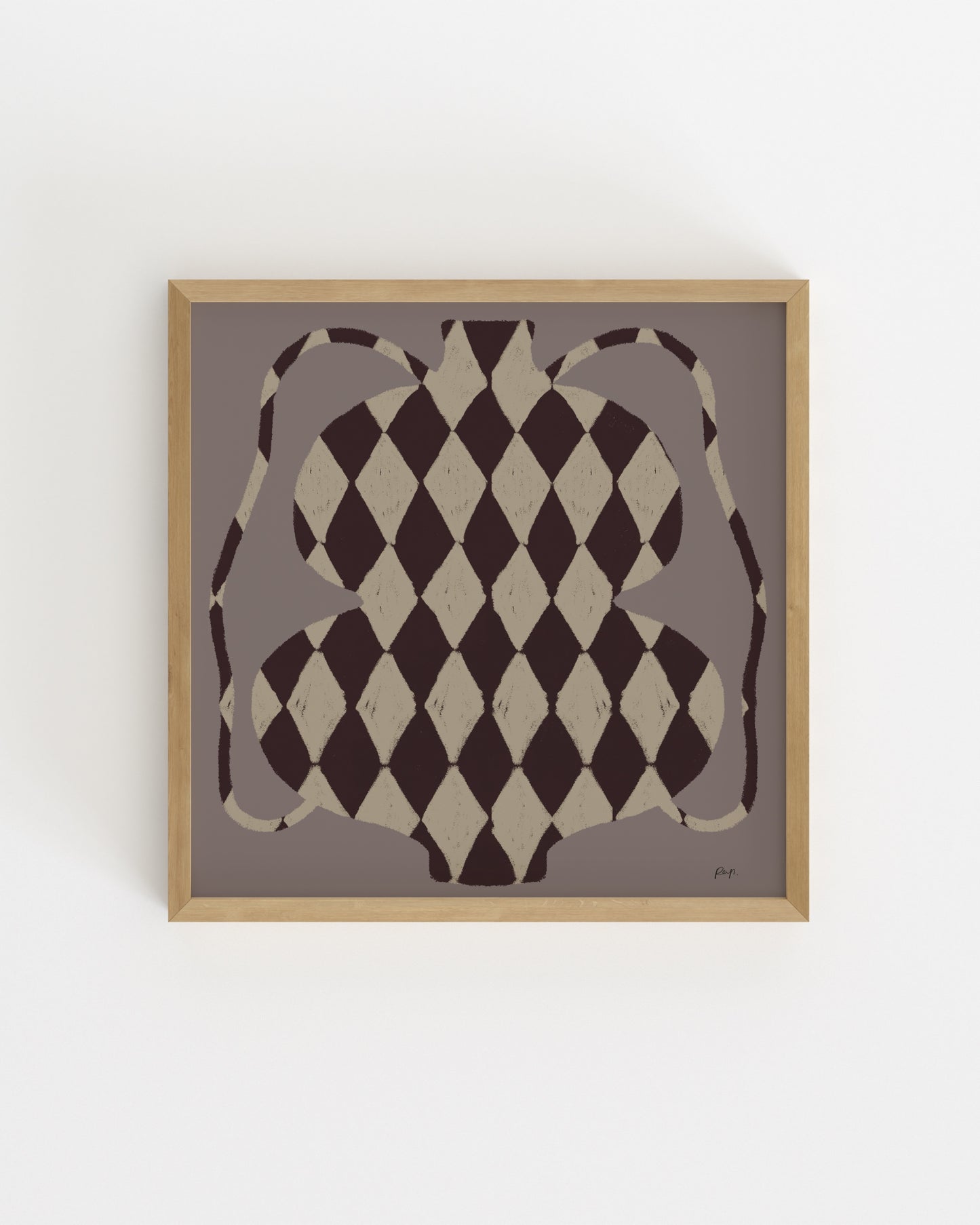 Vase Edit. Mocha-printable wall art by Paperhus