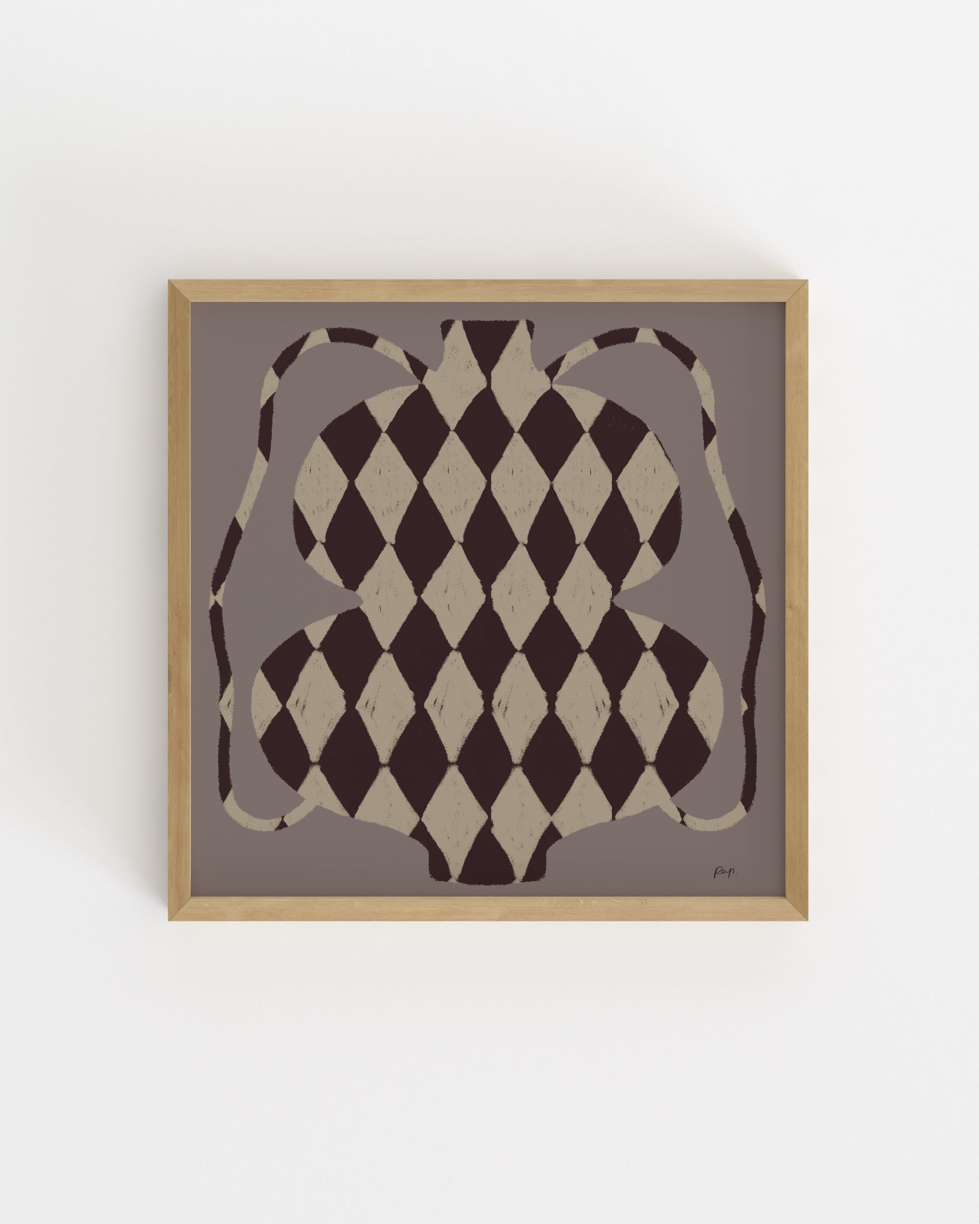 Vase Edit. Mocha-printable wall art by Paperhus