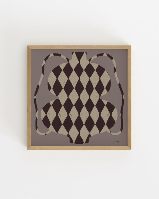 Vase Edit. Mocha-printable wall art by Paperhus
