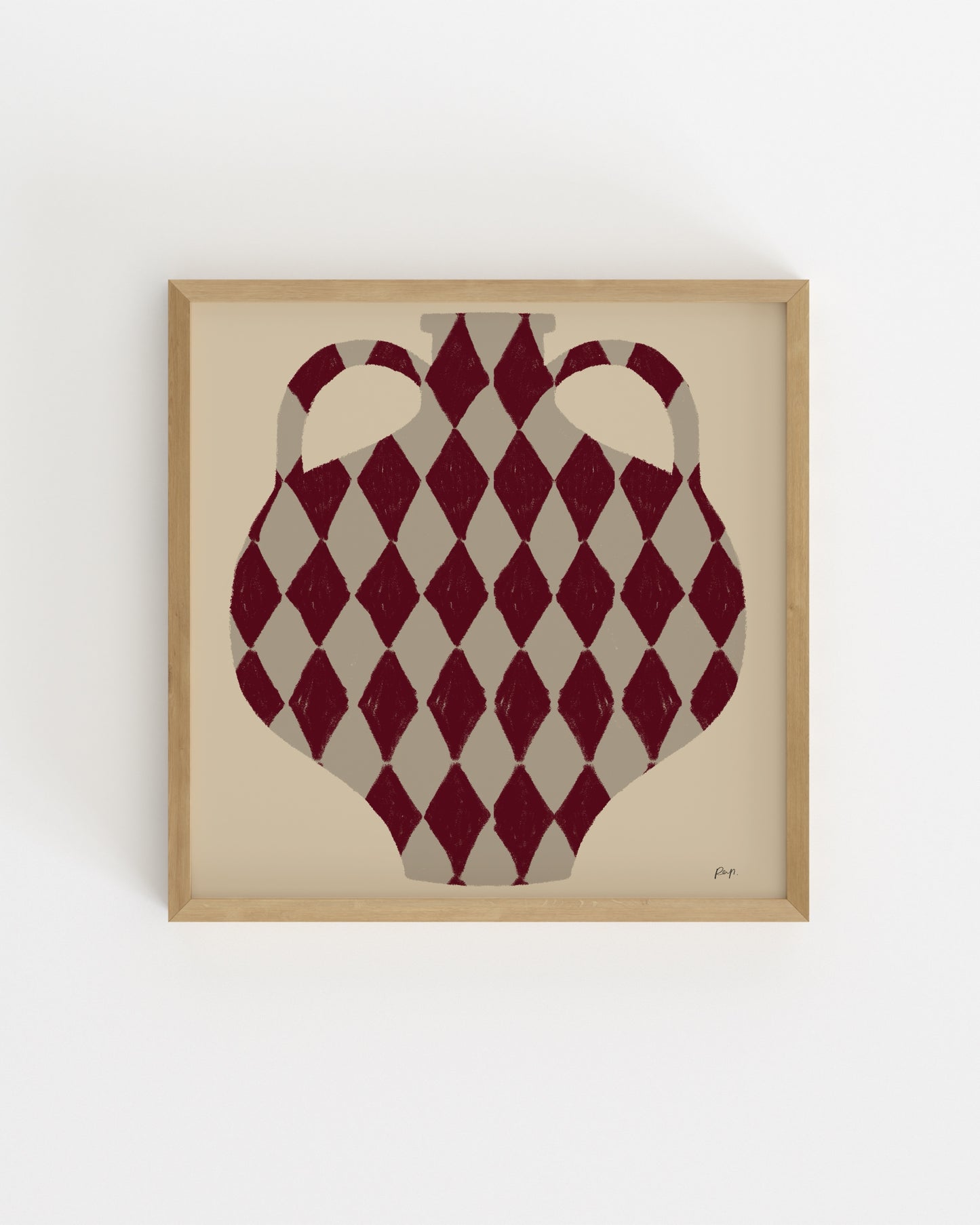 Vase Edit. Merlot-printable wall art by Paperhus