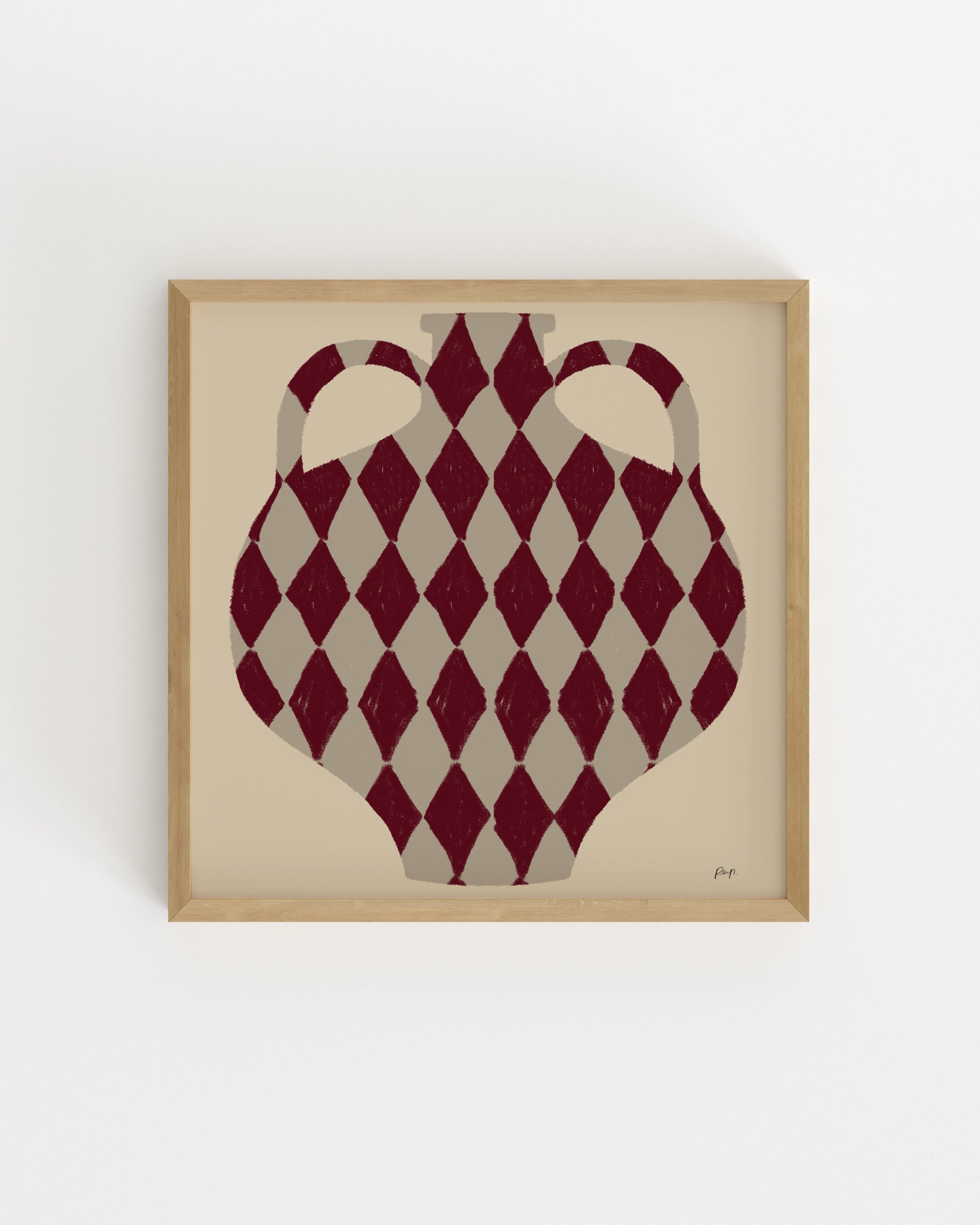 Vase Edit. Merlot-printable wall art by Paperhus