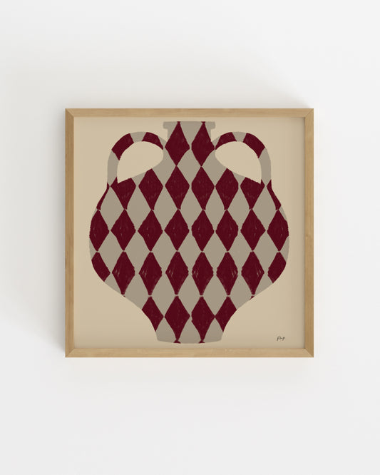 Vase Edit. Merlot-printable wall art by Paperhus