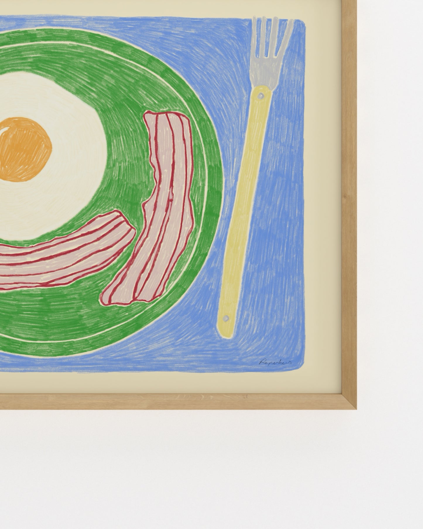 The Dining Room. Eggs & Bacon-printable wall art by Paperhus