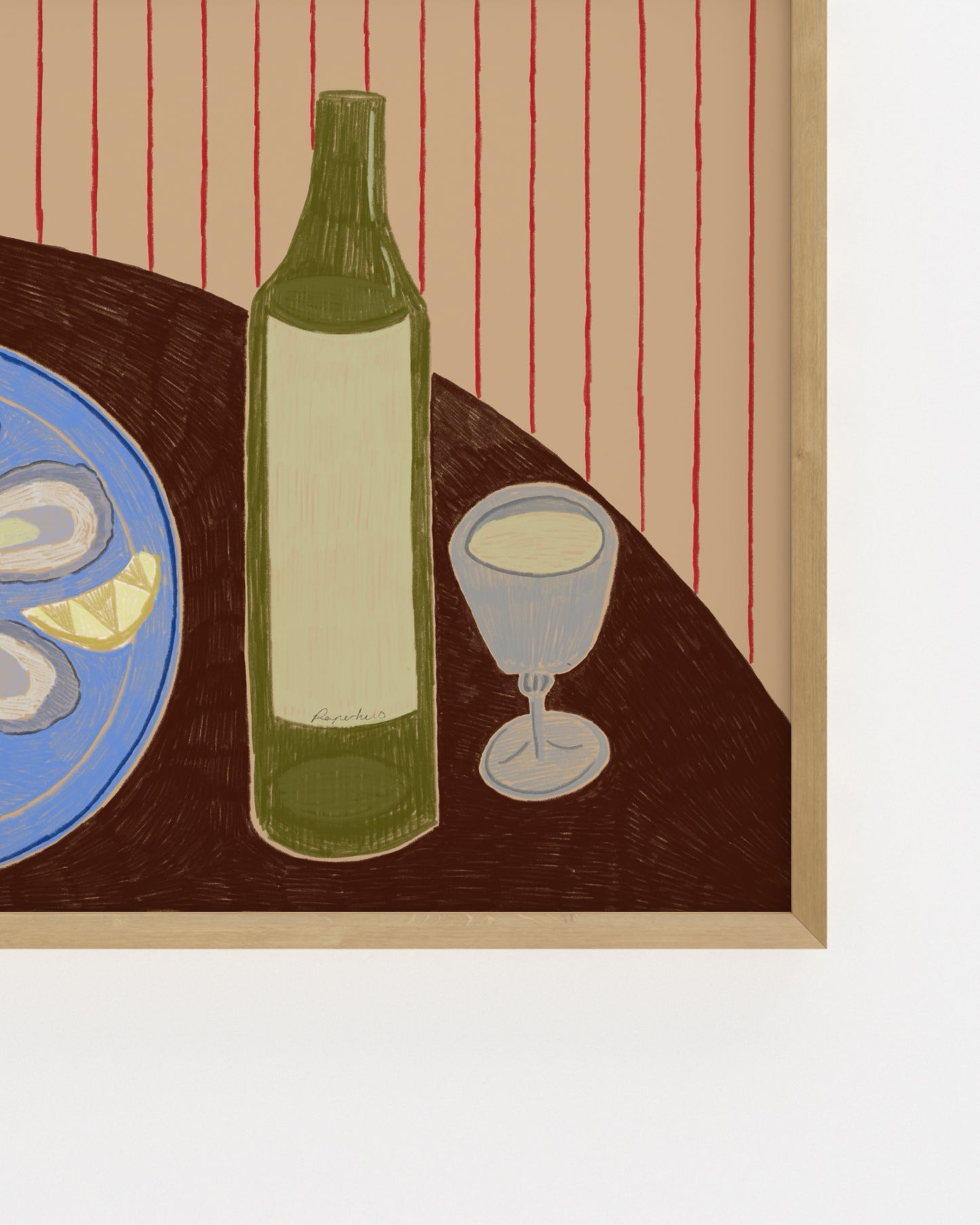 The Dining Room. Mediterranean Kitchen-printable wall art by Paperhus