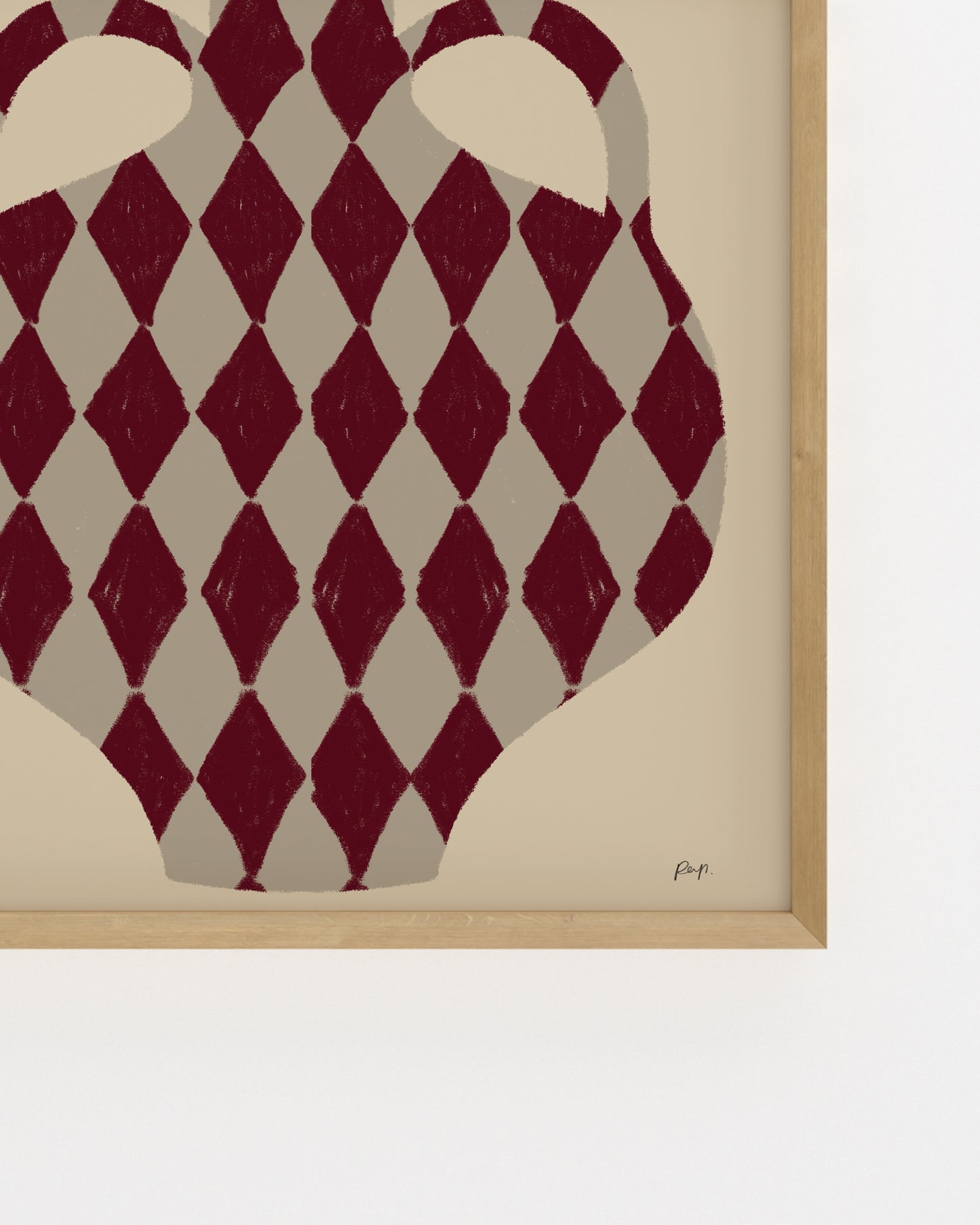 Vase Edit. Merlot-printable wall art by Paperhus