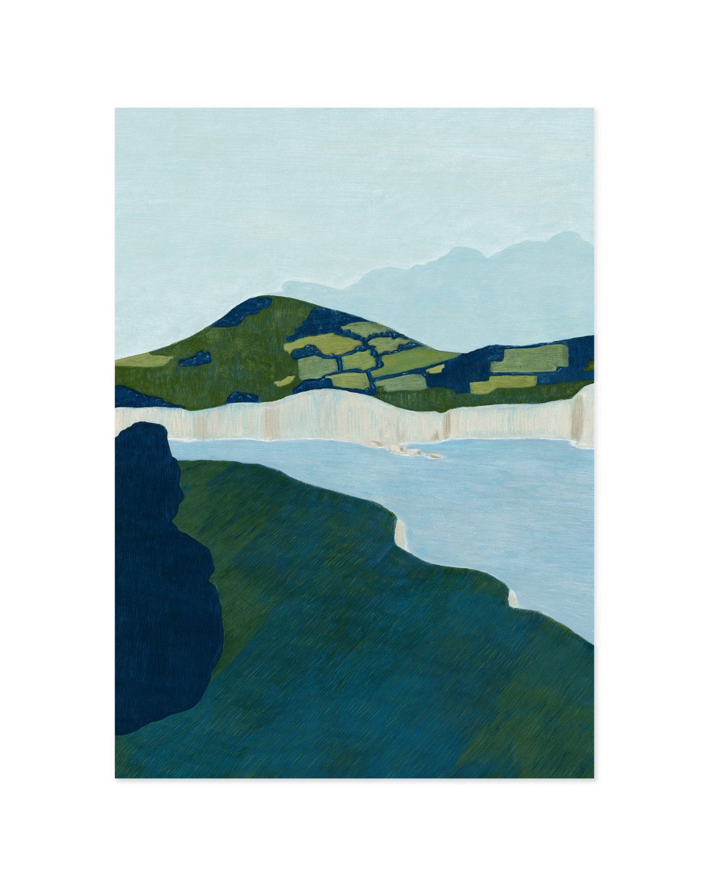 Landscape. Abstract printable wall art by Paperhus
