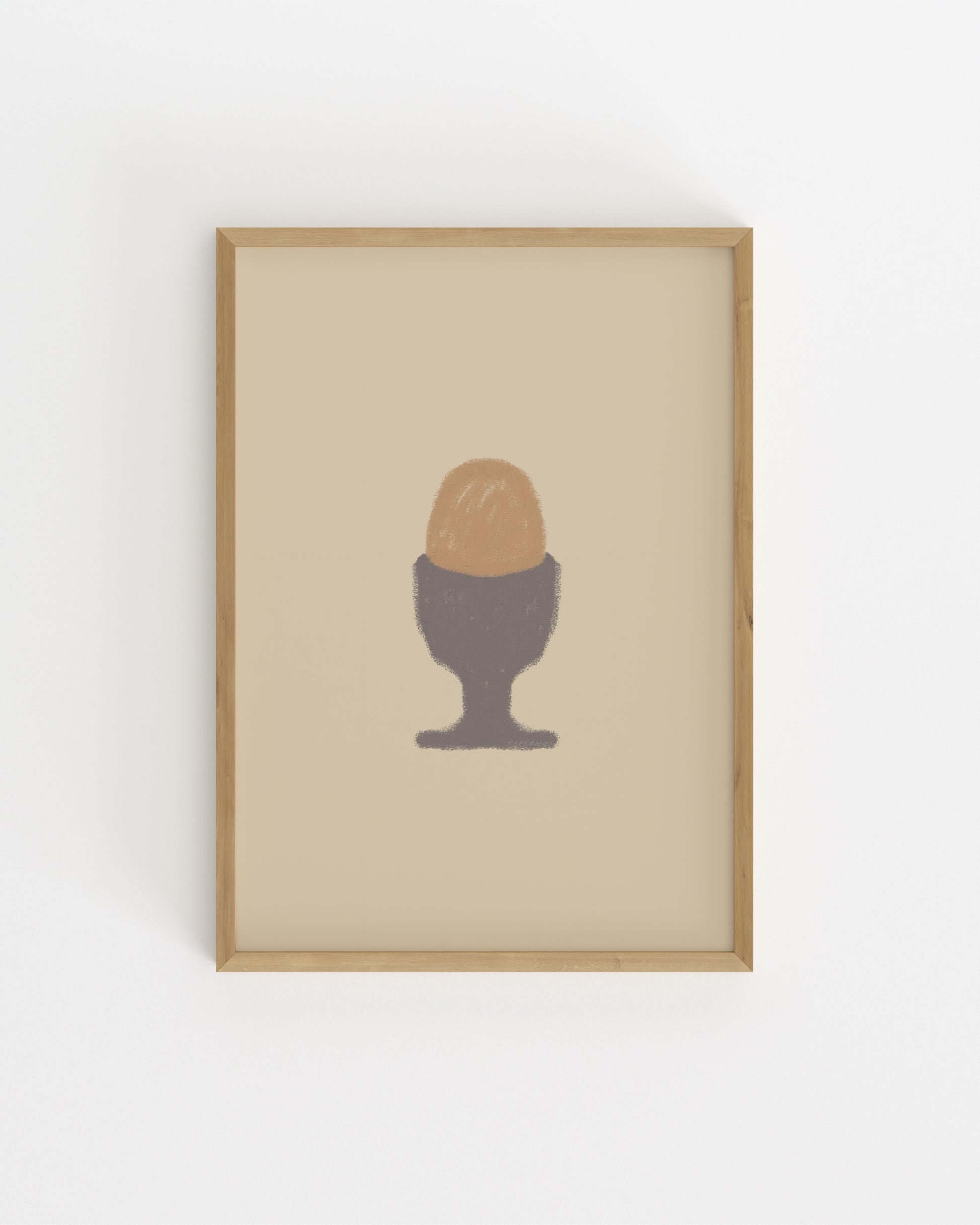 Kitchen Objects. Egg Cup-printable wall art by Paperhus