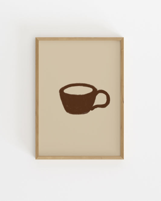 Kitchen Objects. Coffee Cup-printable wall art by Paperhus