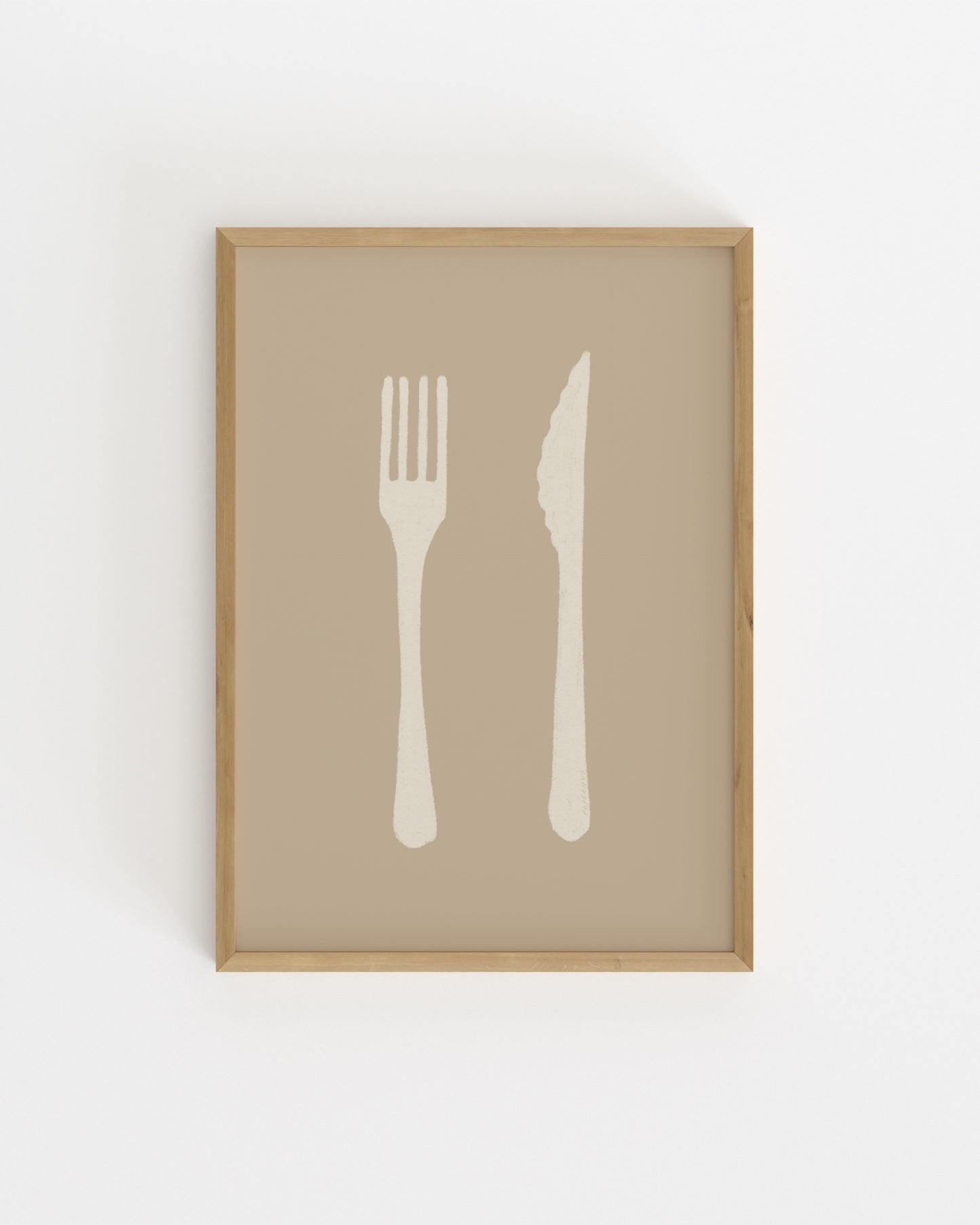 Kitchen Objects. Cutlery I-printable wall art by Paperhus