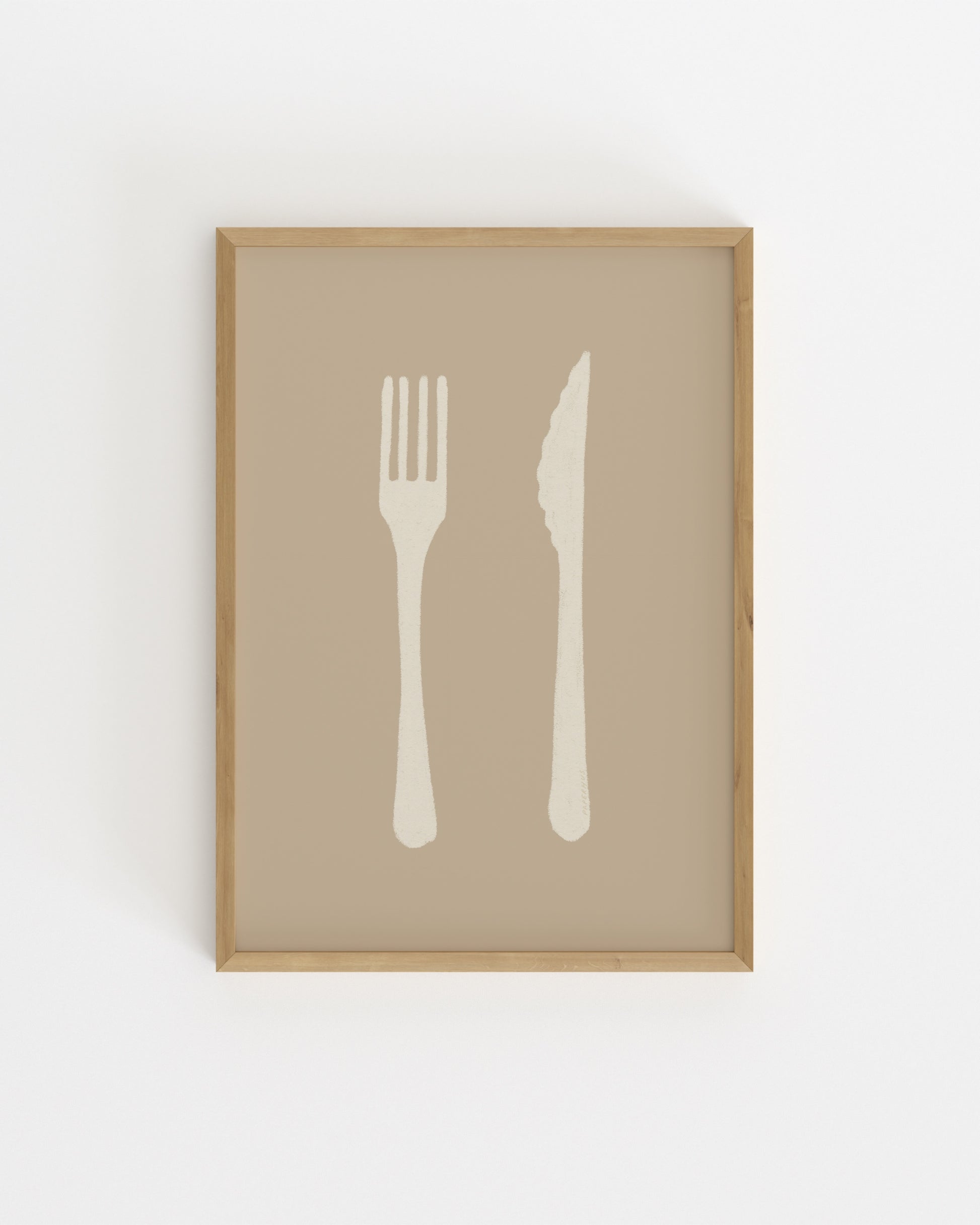 Kitchen Objects. Cutlery I-printable wall art by Paperhus