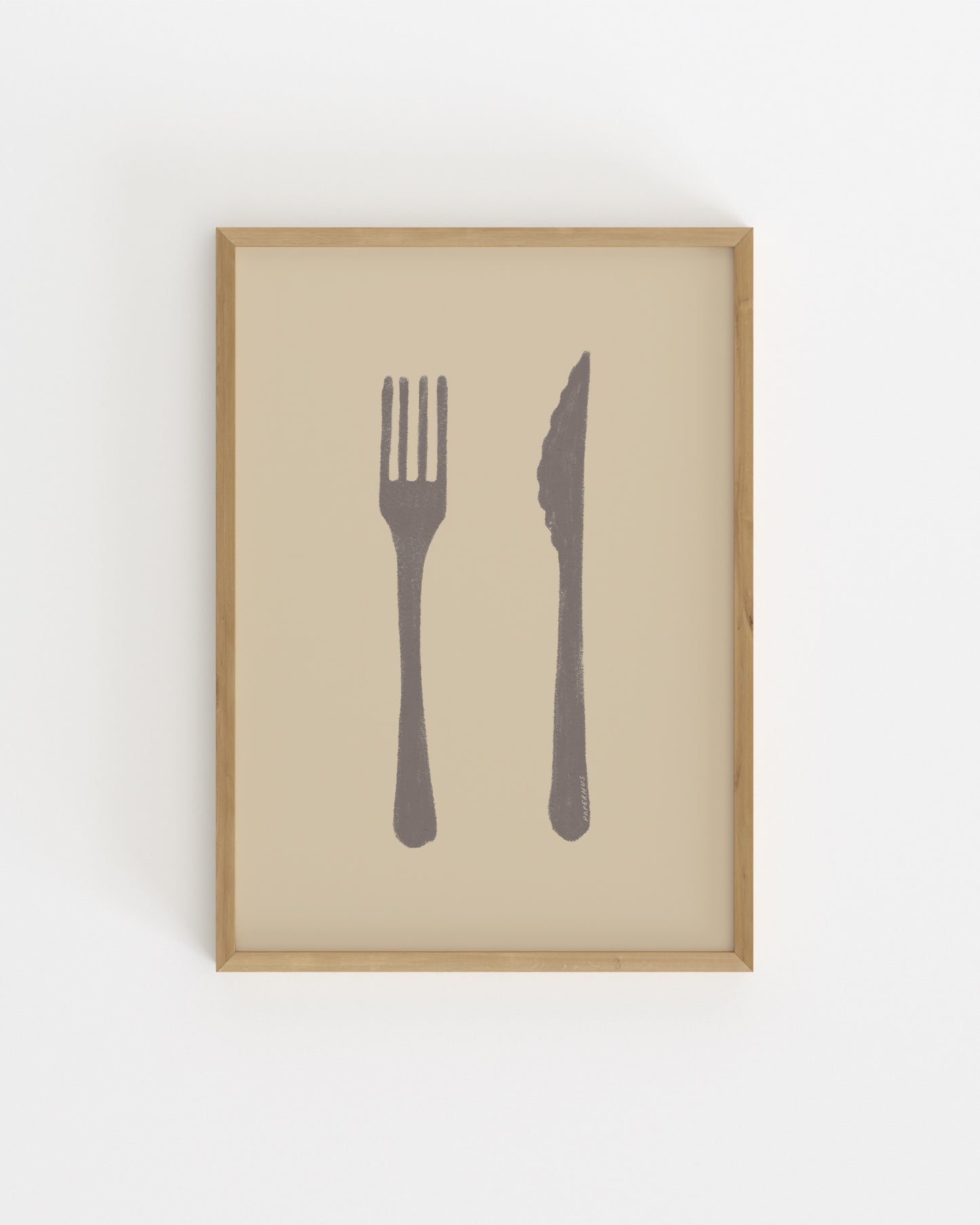 Kitchen Objects. Cutlery II-printable wall art by Paperhus