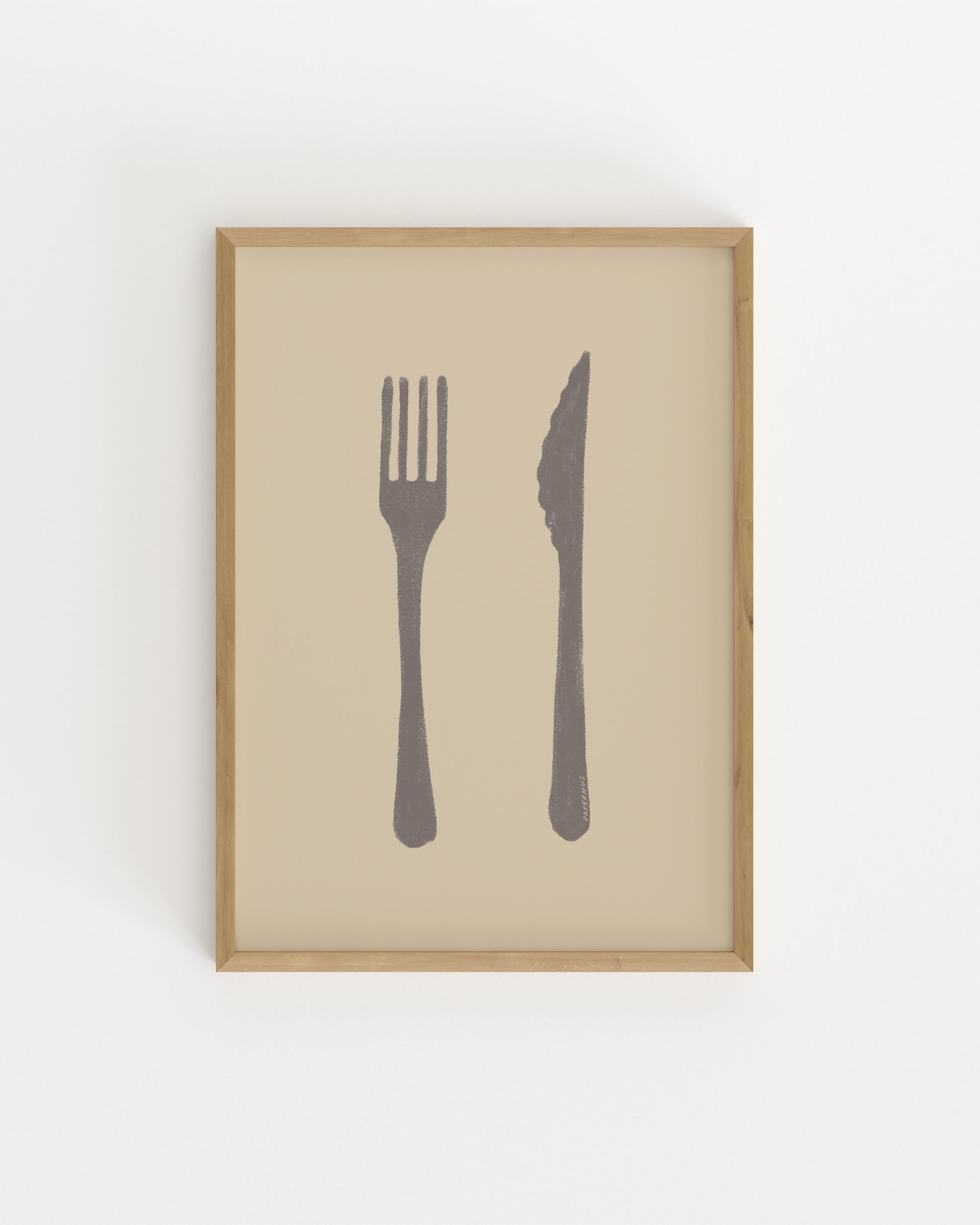Kitchen Objects. Cutlery II-printable wall art by Paperhus