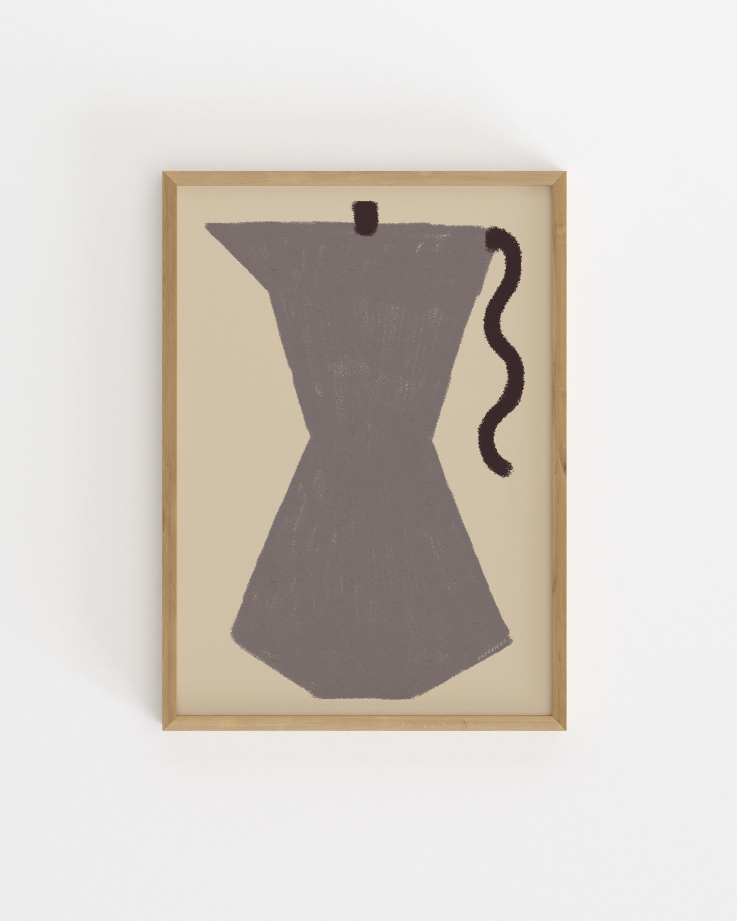 Kitchen Objects. Coffee Pot-printable wall art by Paperhus