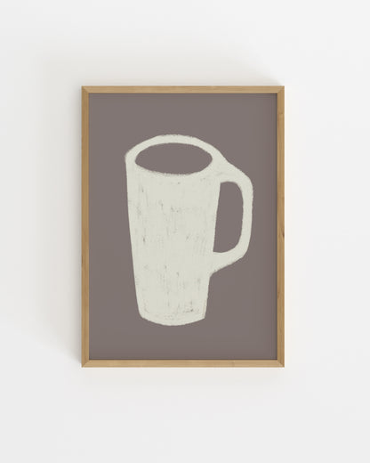 Kitchen Objects. Coffee Mug-printable wall art by Paperhus