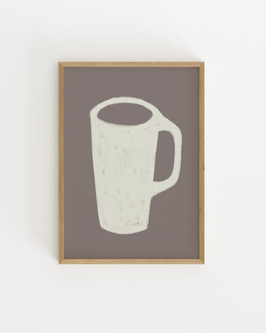 Kitchen Objects. Coffee Mug-printable wall art by Paperhus