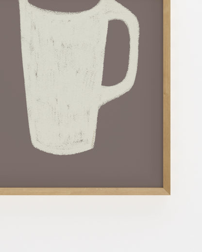 Kitchen Objects. Coffee Mug-printable wall art by Paperhus