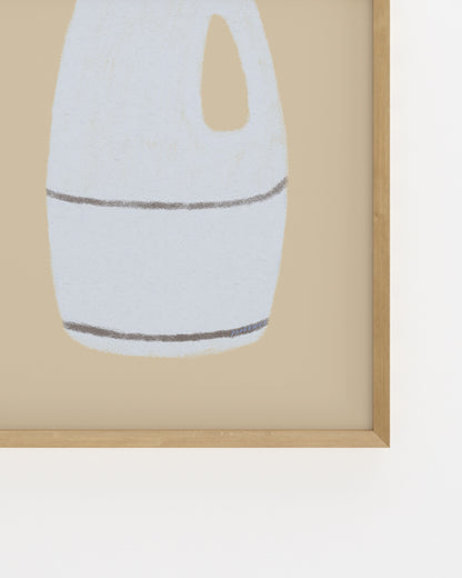 Kitchen Objects. Bottle Of Milk-printable wall art by Paperhus