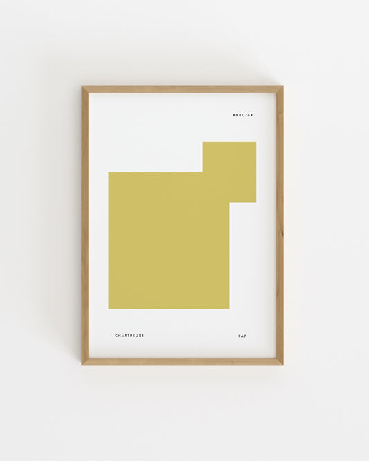 Colour Palette. Chartreuse-printable wall art by Paperhus